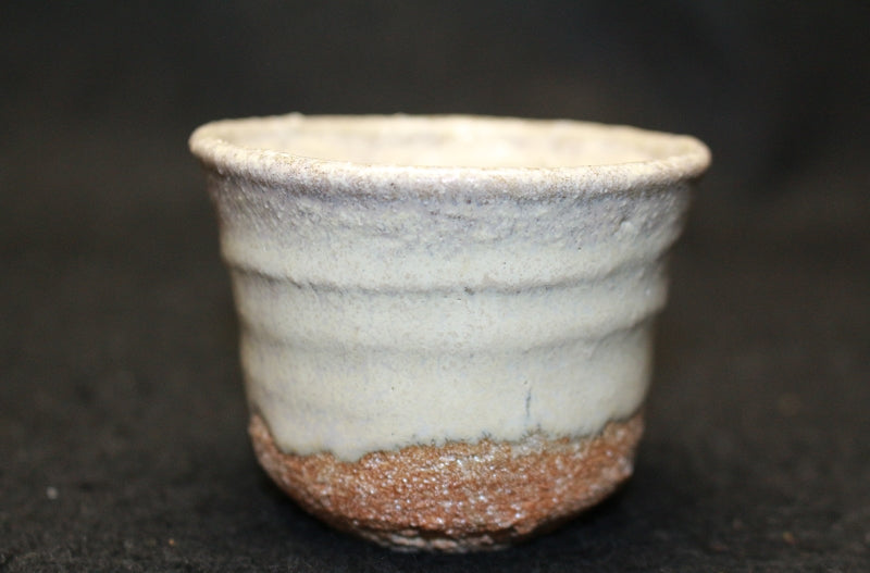 25287 Nishioka Koju (Patterned Karatsu sake cup) 