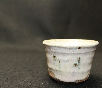 25287 Nishioka Koju (Patterned Karatsu sake cup) 