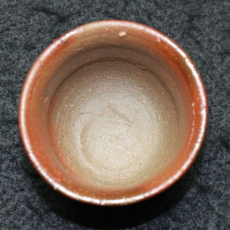 22644 Kitaoji Rosanjin (Bizen sake cup (Yusai box)) Guaranteed product KITAOJI Rosanjin