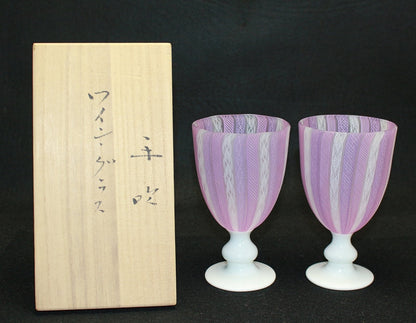 23353 FUJITA Kyohei (hand-blown wine glass) 