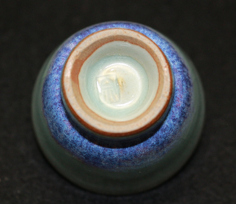 25293 2nd Generation UNO SOUYOU (Celadon Lapis Lazuli Style Sake Cup) UNO SOUYOU 