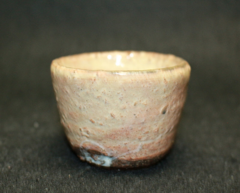 25301 Living National Treasure Kato Hajime (Three types of ceramic cups, colored, bush clover, and Shigaraki) 