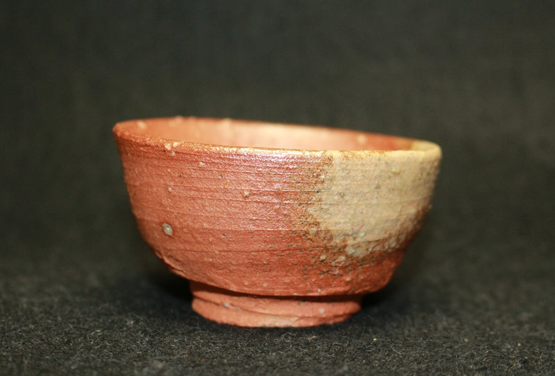 25301 Living National Treasure Kato Hajime (Three types of ceramic cups, colored, bush clover, and Shigaraki) 