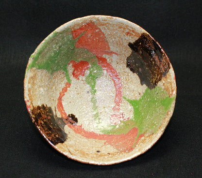 23392 Kanjiro Kawai (Three-colored bowl) 