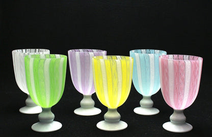 24944 FUJITA Kyohei (Hand-blown Venice wine glasses, set of 6) 