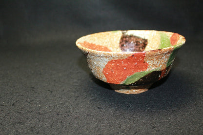 22730 Master of Folk Crafts Kanjiro Kawai (Three-Color Bowl (Binko-shiki)) KAWAI Kanjiro