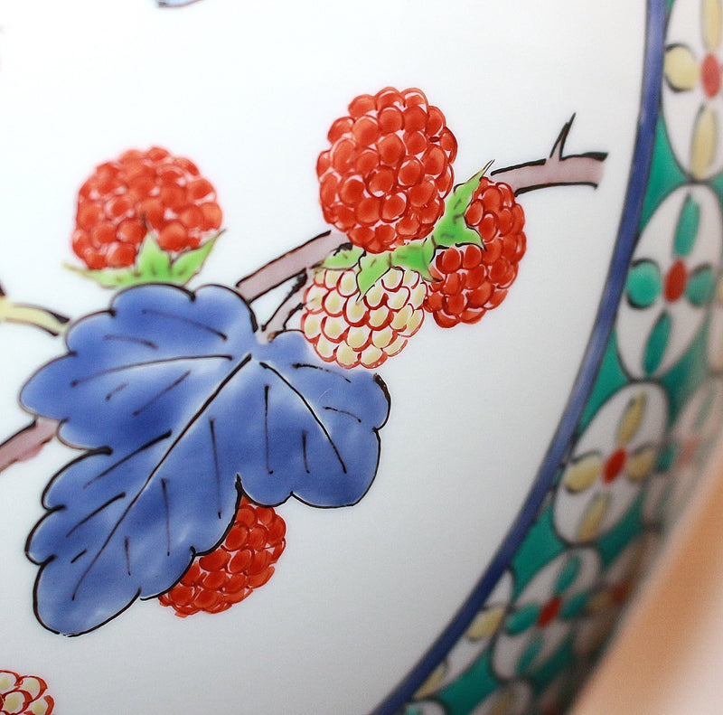 23334 Living National Treasure 14th generation Sakaida Kakiemon (Nigorote Sanpowarimon Vase (Exhibited at Nihonbashi Mitsukoshi Main Store in 2003)) 