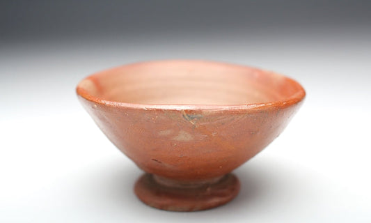 21743 Shibaoka Koichi (Bizen Scarlet Sake Cup) SHIBAOKA Koichi 