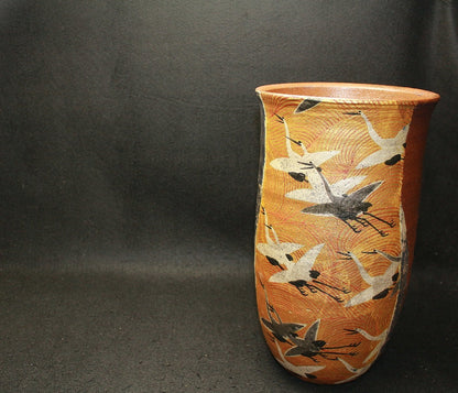 25338 KITAMURA Takashi (Kutani ware vase) 