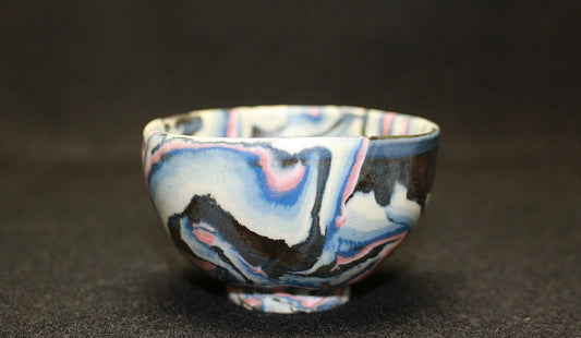 23448 Living National Treasure MATSUI KOSEI (Neri-jo Hacho Sake Cup) 