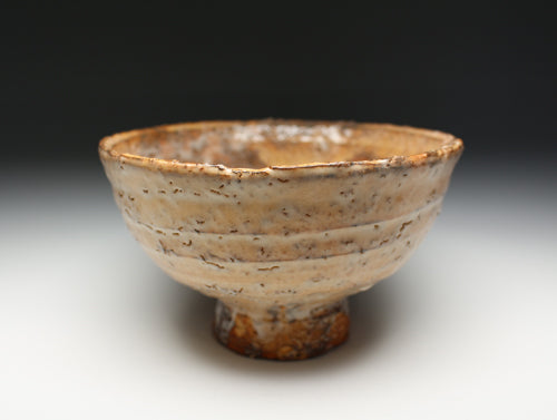 湧田焼.イッチン 都築青峰 Seiho Tsuzuki 黒 桜印花 蓋碗 皿付 ST0058 | TOKONAM