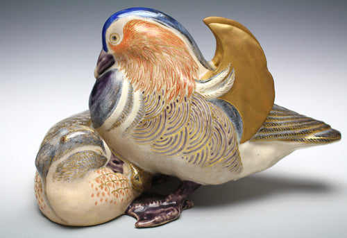 21733 The fifth generation of Kiyomizu Rokubei, who contributed to the modernization of Kyoto ware (mandarin duck ornament)