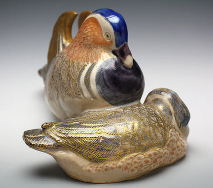 21733 The fifth generation of Kiyomizu Rokubei, who contributed to the modernization of Kyoto ware (mandarin duck ornament)