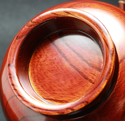 24064 KURODA Tatsuaki (Large lacquered Zelkova bowl) 