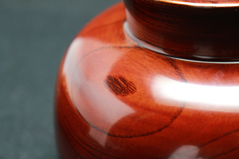 24064 KURODA Tatsuaki (Large lacquered Zelkova bowl) 