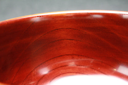 24064 KURODA Tatsuaki (Large lacquered Zelkova bowl) 