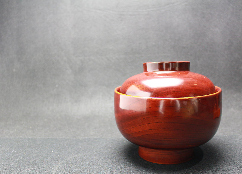 24064 KURODA Tatsuaki (Large lacquered Zelkova bowl) 