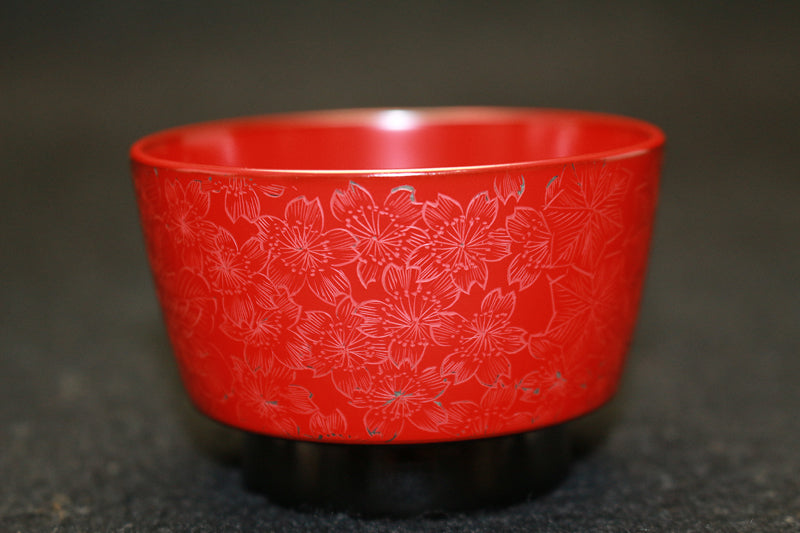 24983 Living National Treasure KOMORI Kunie (Seasonal Flower Design Sake Cup) 