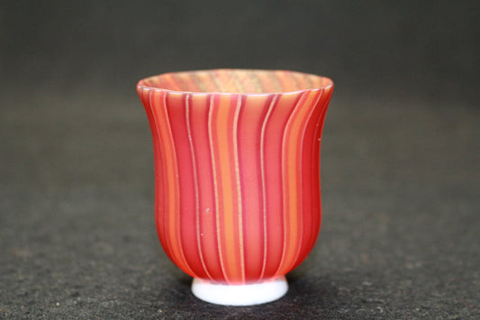 25010 FUJITA Kyohei (Hand-blown Venice sake cup) 