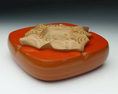 19720 OTOMARU Kodo (Red lacquerware incense holder)