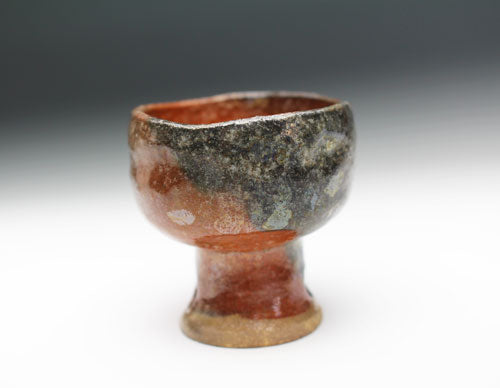 20573 RAKU Kichizaemon [12th generation Hironyu] (Red sake cup)