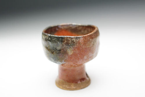 20573 RAKU Kichizaemon [12th generation Hironyu] (Red sake cup)