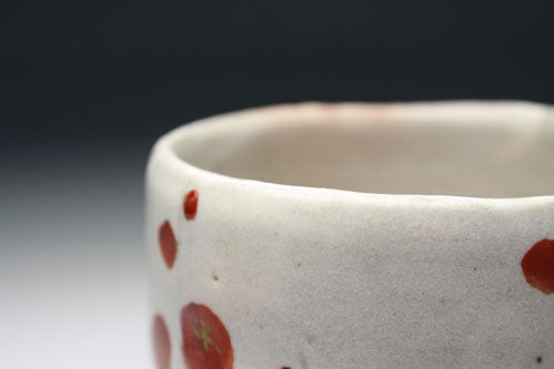 20695 Arakawa Toyozo (Red and white plum tea bowl)