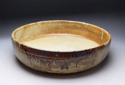 20843 Kitaoji Rosanjin (Kiseto flying glaze bowl)