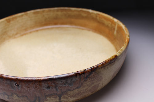 20843 Kitaoji Rosanjin (Kiseto flying glaze bowl)