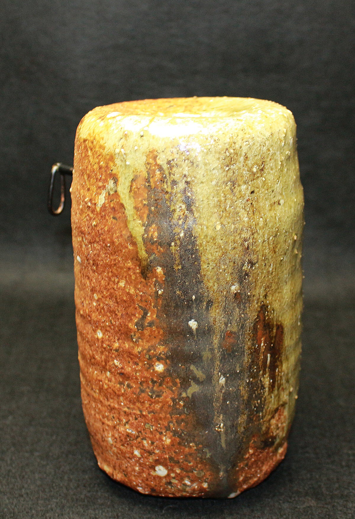 26132 Kitaoji Rosanjin Shigaraki Travel Pillow Vase KITAOJI Rosanjin