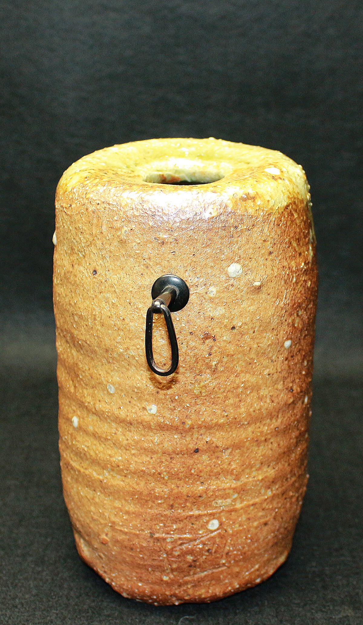 26132 Kitaoji Rosanjin Shigaraki Travel Pillow Vase KITAOJI Rosanjin