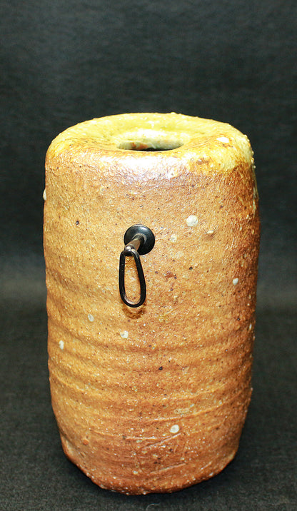 26132 Kitaoji Rosanjin Shigaraki Travel Pillow Vase KITAOJI Rosanjin