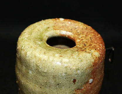 26132 Kitaoji Rosanjin Shigaraki Travel Pillow Vase KITAOJI Rosanjin