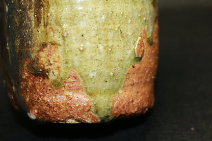 26132 Kitaoji Rosanjin Shigaraki Travel Pillow Vase KITAOJI Rosanjin