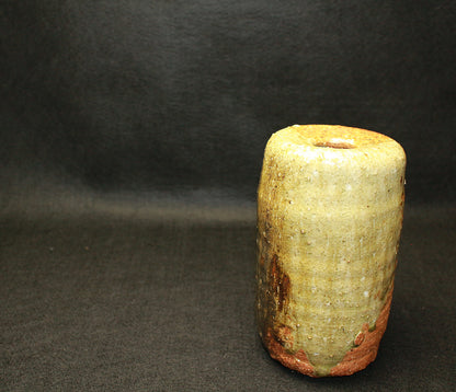 26132 Kitaoji Rosanjin Shigaraki Travel Pillow Vase KITAOJI Rosanjin