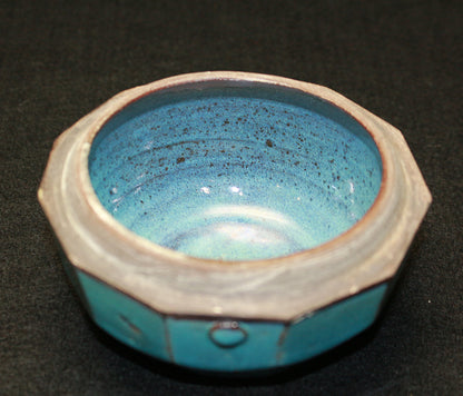 26131    河井寛次郎     青食籠（図録同手作）　 KAWAI　Kanjiro