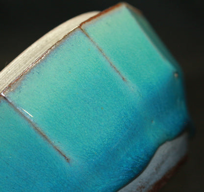 26131    河井寛次郎     青食籠（図録同手作）　 KAWAI　Kanjiro