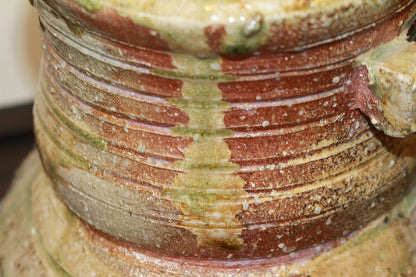 26135	杉本貞光	　寺垣外窯　信楽破袋水指「大雄峯」（大亀）　SUGIMOTO Sadamitsu