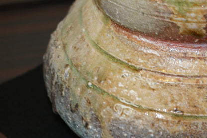 26135	杉本貞光	　寺垣外窯　信楽破袋水指「大雄峯」（大亀）　SUGIMOTO Sadamitsu