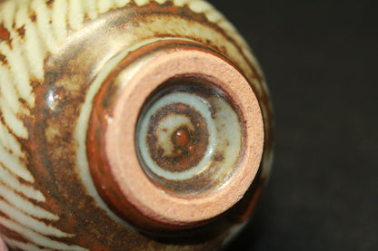 26137　人間国宝　島岡達三　象嵌ぐい呑　SHIMAOKA　Tatsuzo