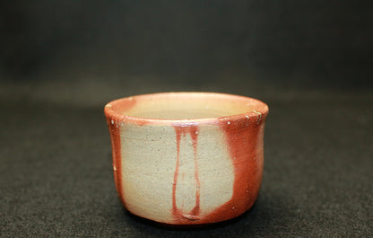 26141　人間国宝　伊勢崎淳	　備前酒呑　　ISEZAKI  Jun