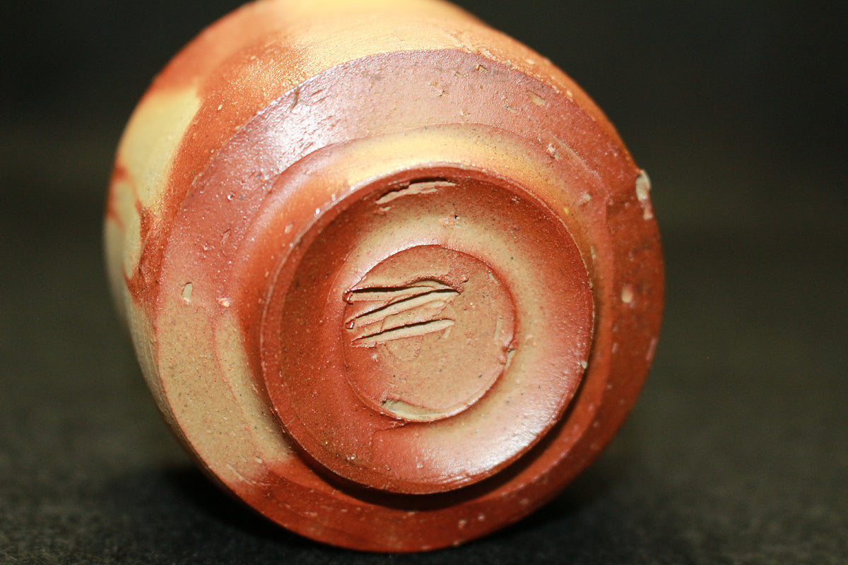 26141 人間国宝 伊勢崎淳 備前酒呑 ISEZAKI Jun – アート飛田