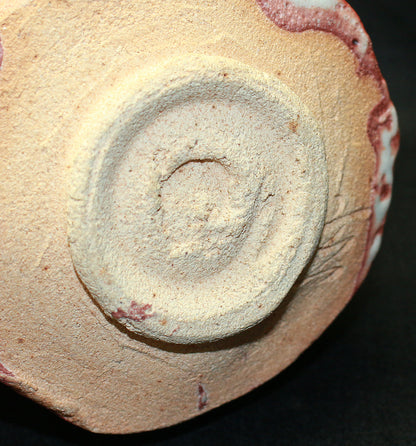 26146     加藤唐九郎	志野茶碗（昭和59年　1984年　玄　加藤唐九郎作品集　No.82掲載品）　  KATO Tokuro