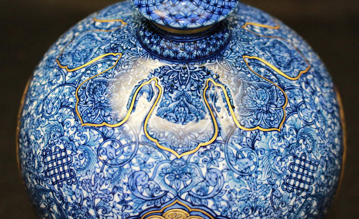 26150 HAYAMA Yuki Overlord Flying Ornamental Vase (Same hand-made work as exhibited in solo exhibition) 