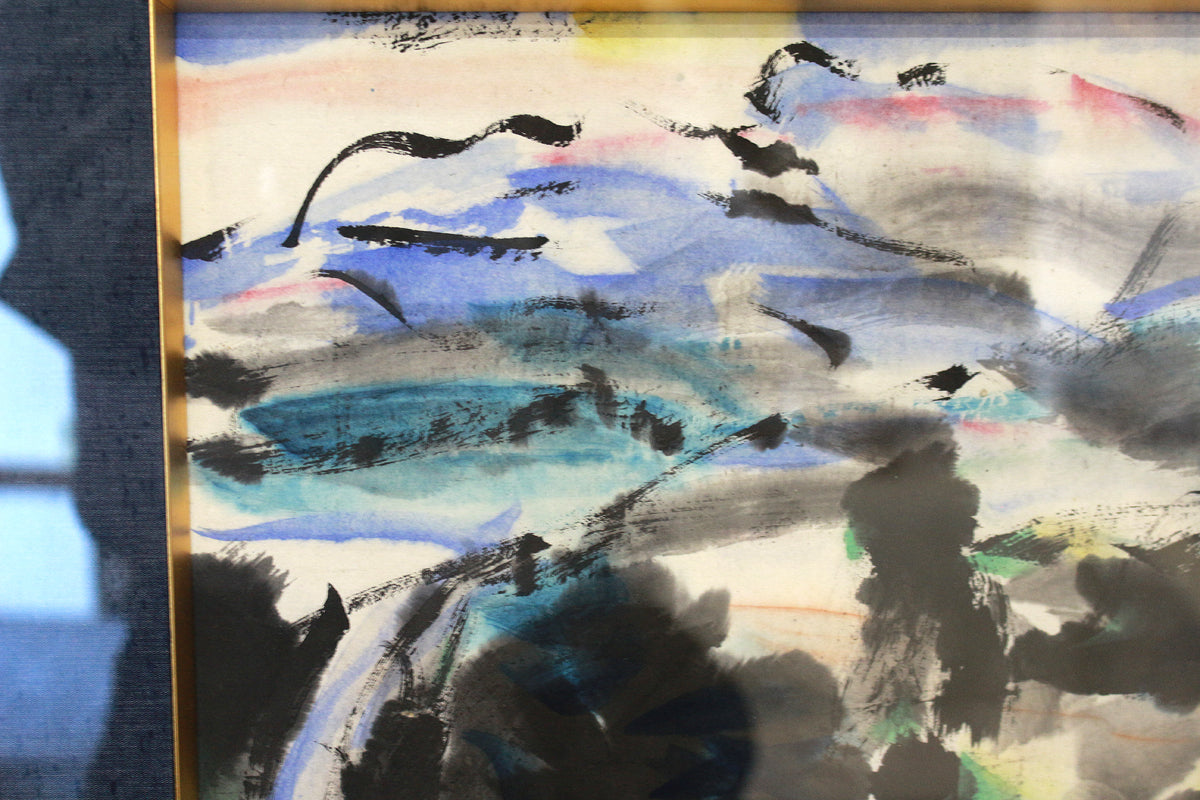 26155	棟方志功	　山間風景図（棟方志功鑑定委員会）