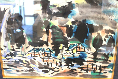 26155	棟方志功	　山間風景図（棟方志功鑑定委員会）