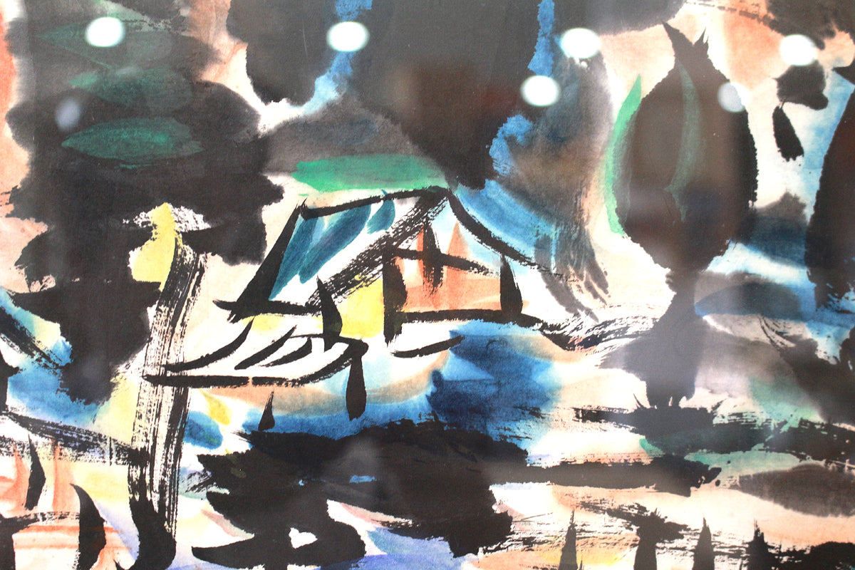 26155	棟方志功	　山間風景図（棟方志功鑑定委員会）