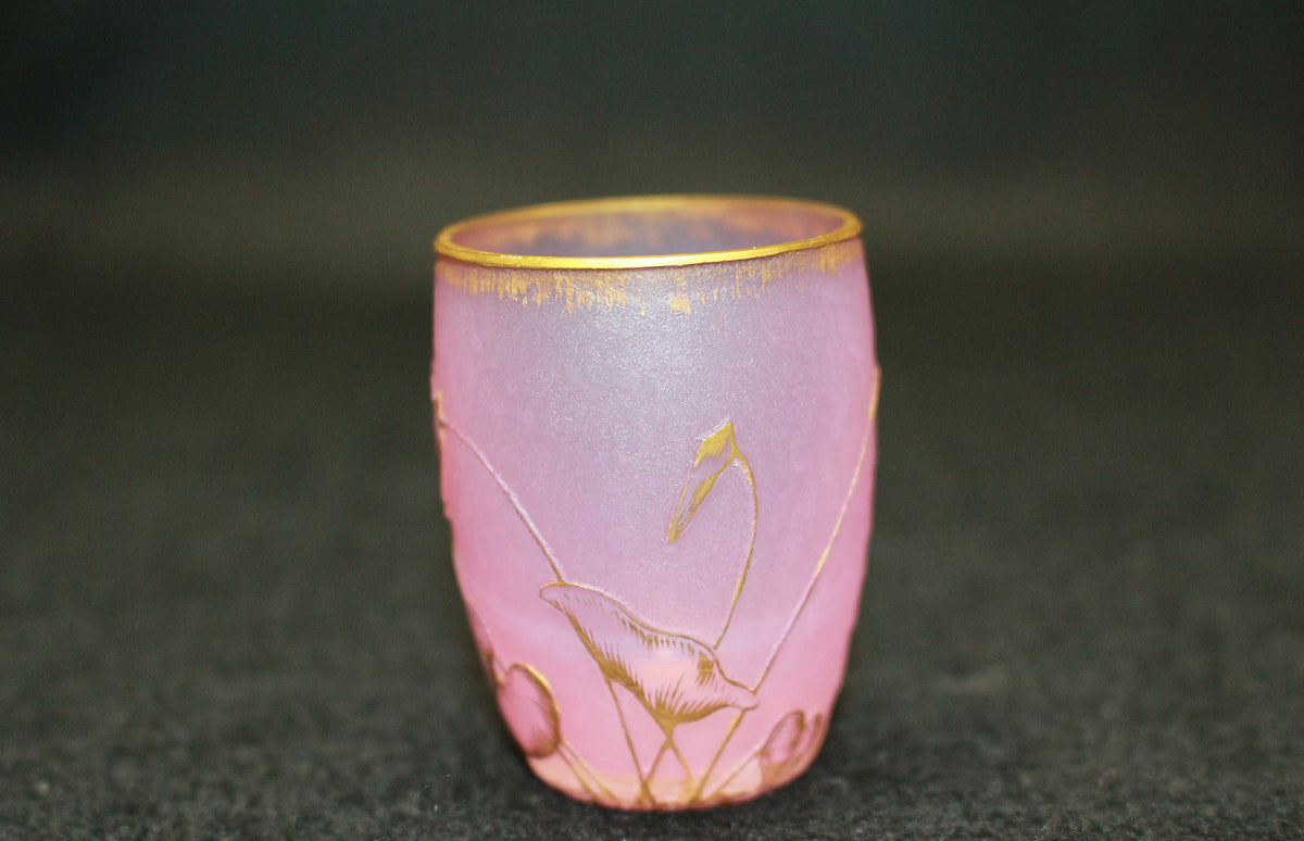 26152   ドーム・ナンシー   シクラメン文リキュールグラス