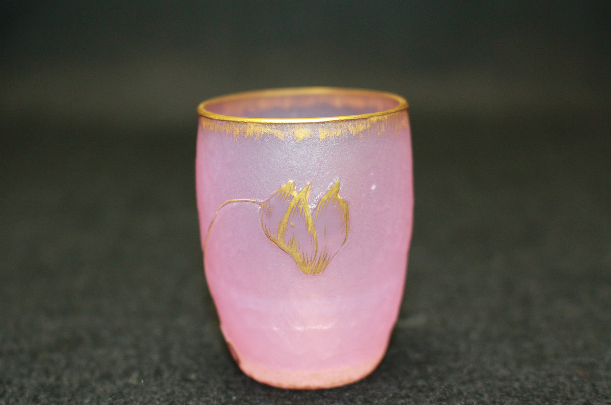 26152   ドーム・ナンシー   シクラメン文リキュールグラス