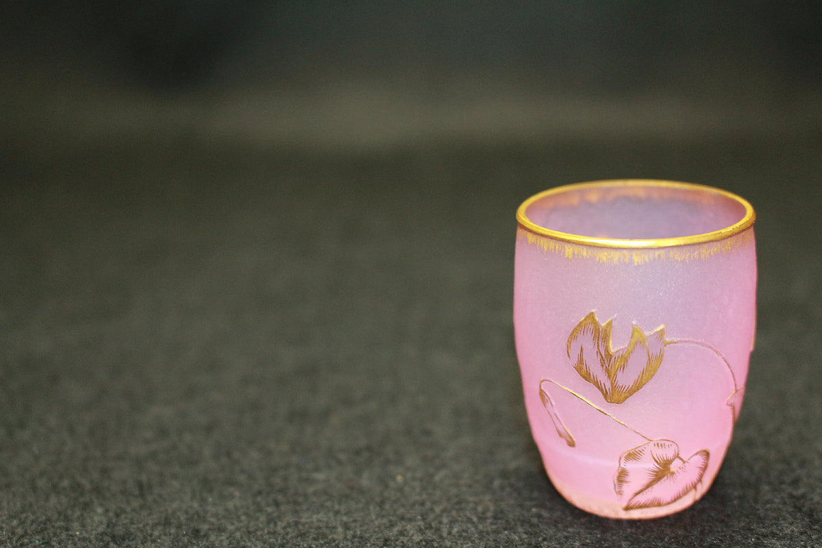 26152   ドーム・ナンシー   シクラメン文リキュールグラス